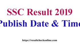 SSC Result 2019 Publish date and Time