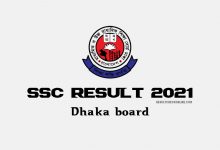 SSC Exam Result 2021 Dhaka board, SSC Exam Result 2021 Dhaka
