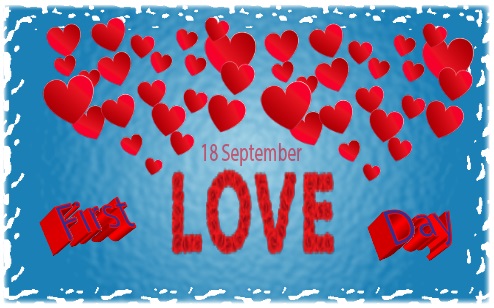 First love day 2019 latest Picture,  wishes, messages, Greetings card, slogans Image