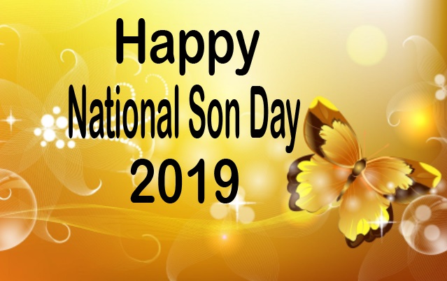 Happy National sons day 2019