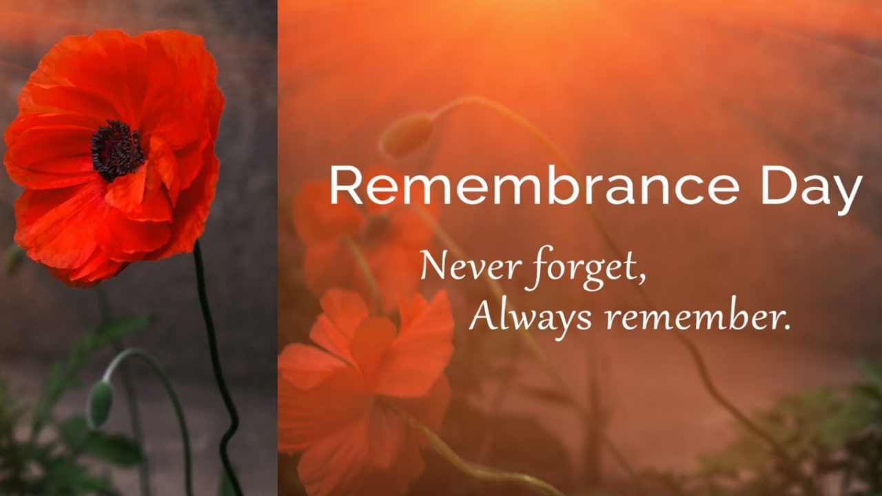 Remembrance Day, Remembrance Day 2019, Happy Remembrance Day 2019